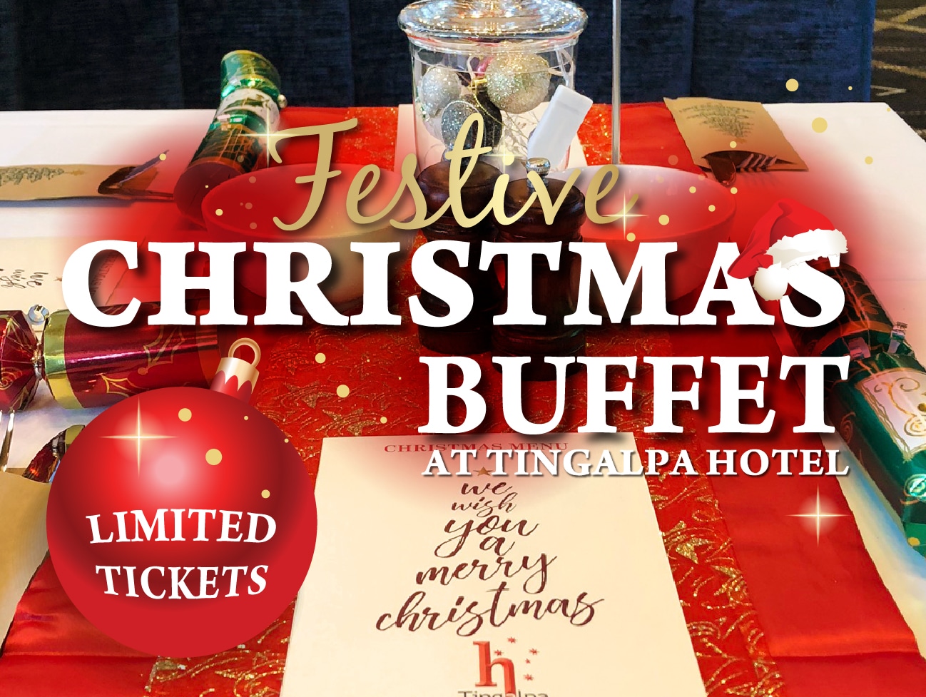 Book Tickets! Christmas Lunch Buffet 2024 Tingalpa Hotel